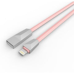 Cablu date Lightning Fast Charging 1 m Roz Cod Produs 08079