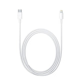 Cablu de date si de incarcare Apple, USB Tip-C-Lightning, 1 metru, Kaveny, Alb
