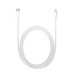 Cablu de date si de incarcare Apple, USB Tip-C-Lightning, 1 metru, Kaveny, Alb