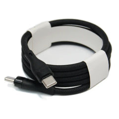 Cablu de Date Universal, Kadeny, Incarcare Rapida, Type-C to Type-C Compatibil cu Telefon sau Tableta, Cablu de Incarcare Impletit din Nailon, 1 m, Negru