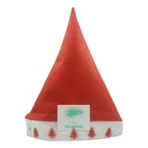 Caciulita de Mos Craciun,Kadeny, cu braduti ,led si muzica, rosie, marime universala, poliester