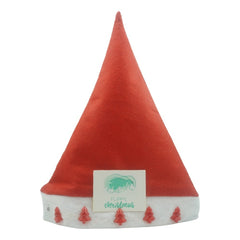 Caciulita de Mos Craciun,Kadeny, cu braduti ,led si muzica, rosie, marime universala, poliester