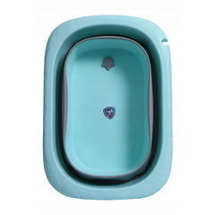 Cada Pliabila pentru Baie, Kadeny, din PP+TPE, pentru Copii 0-6 Ani, cu Picioare, Suport de Sezut, Scurgere Etans, 80 x 52 x 42 cm, Albastru