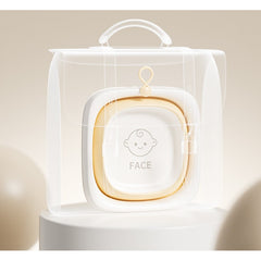 Cada Pliabila pentru Baie pentru Copii, Kadeny, Cadita pentru Bebelusi, Model Patrat pentru Fata, Galben, 32x27.5x3.7 cm, 4 L