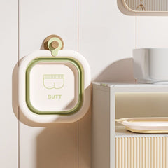 Cada Pliabila pentru Baie pentru Copii, Kadeny, Cadita pentru Bebelusi, Model Patrat pentru Fundulet, Verde, 30x30x3.5 cm, 3.5 L