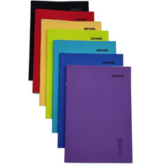 Caiet scolar A4 Mynote Text Neon, 80 file, matematica, coperta plastic, diverse culori, MTXNE-A480-K