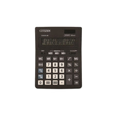 Calculator de birou Citizen CDB1601-BK, 16 digiti, alimentare baterie + solar, ecran inclinat