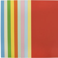 Carton colorat A4 Colorarte, 160g/mp, mix diverse culori, top 10 coli