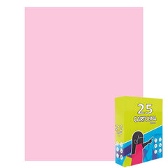 Carton colorat Fabrisa 15561/106, 50x65cm, 180g/mp, roz pastel, top 25 coli