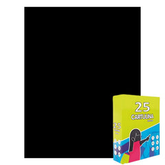 Carton colorat Fabrisa 15579/104, 50x65cm, 180g/mp, negru intens, top 25 coli