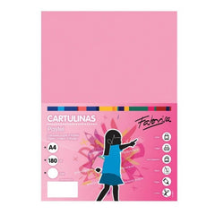 Carton colorat A4 Fabrisa 15515, 180g/mp, roz pastel, top 250 coli