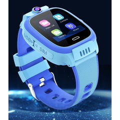 Ceas Smartwatch Kaveny, Pentru Copii, Model Y36, cu Functie Telefon, 4G, Localizare LBS, Istoric Traseu, Monitorizare Spion, Apel Video, Rezistent la Apa, Albastru
