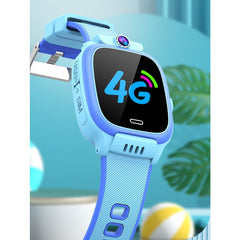 Ceas Smartwatch Kaveny, Pentru Copii, Model Y36, cu Functie Telefon, 4G, Localizare LBS, Istoric Traseu, Monitorizare Spion, Apel Video, Rezistent la Apa, Albastru