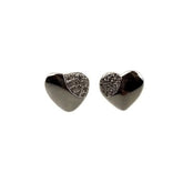 Cercei Argint 925 Inima cu Minizirconii Lateral, 1.43 g
