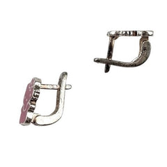 Cercei pentru Copii din Argint 925, Pisicuta Roz