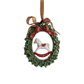 Decoratiune de Craciun, Kadeny, pentru Brad, Model Ghirlanda cu Calut, 8.5 x 6.5 cm, din Rasina, Multicolor