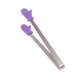 Cleste Creativ pentru Mancare, Kadeny, Model Manusi din Silicon, 14.5x3 cm, Rezistent la Temperaturi Inalte si Coroziune, Mov