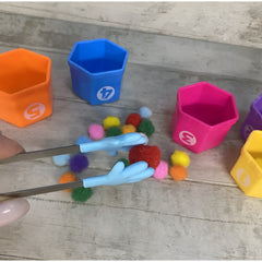 Cleste Creativ pentru Mancare, Kadeny, Model Manute din Silicon, 14.5x3 cm, Rezistent la Temperaturi Inalte si Coroziune, Albastru