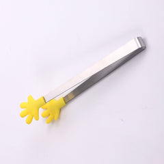 Cleste Creativ pentru Mancare, Kadeny, Model Manute din Silicon, 14.5x3 cm, Rezistent la Temperaturi Inalte si Coroziune, Galben