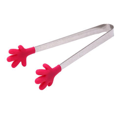 Cleste Creativ pentru Mancare, Kadeny, Model Manute din Silicon, 14.5x3 cm, Rezistent la Temperaturi Inalte si Coroziune, Rosu