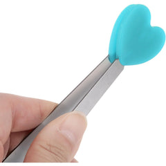 Cleste Creativ pentru Mancare, Kadeny, Model Inimioare din Silicon, 14.5x3 cm, Rezistent la Temperaturi Inalte si Coroziune, Albastru