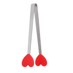 Cleste Creativ pentru Mancare, Kadeny, Model Inimioare din Silicon, 14.5x3 cm, Rezistent la Temperaturi Inalte si Coroziune, Rosu