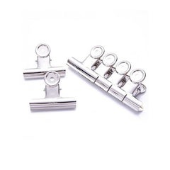 Clipsuri metalice Office Cover DL0010 DL6100, inox, 90mm, argintii, set 6 buc