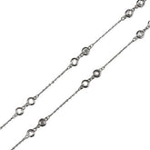 Colier Argint 925 cu Pietre, reglabil, 40+6 cm