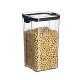 Recipient din Plastic, Kadeny, pentru Alimente/Obiecte, Inchidere Ermetica, 10.2 x 18.5 cm, 1300 ml, Transparent