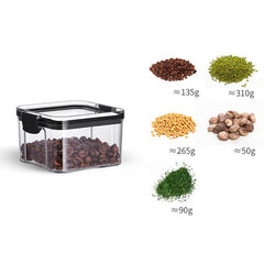 Recipient din Plastic, Kadeny, pentru Alimente/Obiecte, Inchidere Ermetica, 10.2 x 6.6 cm, 460 ml, Transparent