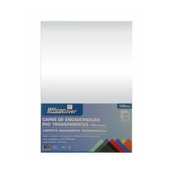 Coperta indosariere A4 Office Cover, PVC cristal, transparent, 0.15mm, top cu 100 coli