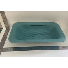 Cos pentru Scurgere Chiuveta de Bucatarie, Kadeny, Plastic, Telescopic, 36x20x5 cm, Verde