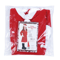 Costum Craciunita Kadeny® Fata, 10-12 ani, 3 piese, Polar