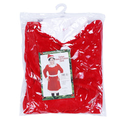 Costum Craciunita Kadeny® Femeie, Adult, 3 piese, Catifea