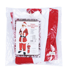 Costum Mos Craciun Kadeny® Baiat, 4-6 ani, 5 piese, Polar