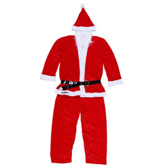 Costum Mos Craciun Kadeny® Barbat, Adult, 5 piese, Catifea