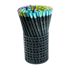 Creion grafit CNX Diamant 1998/26704-2011, HB, corp rotund metalic, acryl, cap diverse culori