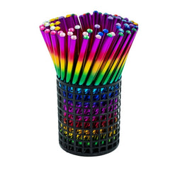 Creion grafit CNX Diamant KS2604, HB, corp curcubeu, acryl