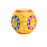 Cub magic interactiv, Magic Bean, jucarie antistres potrivit pentru copii si adulti, Sfera, Galben