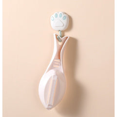 Curatator de Solzi de Peste, Kadeny, Manual, Forma Peste, cu Compartiment de Colectare, din Plastic, 15.5x5.5 cm, Alb