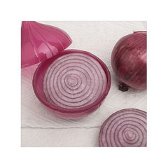 Cutie Alimentara, Kadeny, Model Ceapa, din Plastic, 11 x 11 x 12 cm, 500 ml, Rosu