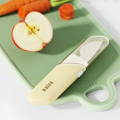 Cutit de Fructe Multifunctional, Kadeny, Razatoare, Curatator Fructe-Legume, Deschizator de Sticle, 18.1x3.8x2cm, Galben