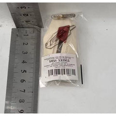 Cutter pentru Cutii, Kadeny, Varf Rotunjit si Zimtat, Tip Breloc, 6.5x3.5 cm, Crem