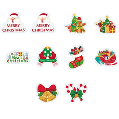 Set 2 Decoratiuni de Craciun, Kadeny, de Agatat, pentru Usa, Sfoara Inclusa, 21 cm/28 cm, din Hartie 350g, Multicolor