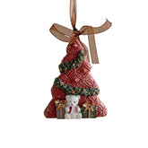 Decoratiune de Craciun, Kadeny, pentru Brad, Model Bradut, 8.5 x 6.5 cm, din Rasina, Multicolor