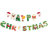 Decoratiune de Craciun, Kadeny, Tip Banner, 16 Piese, pentru Usa sau Perete, Multicolor, Sfoara Inclusa, Model C