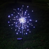 Lampa Solara, Kadeny, Decor Gradina, Model Fireworks/Artificii, din Sarma de Cupru, 120 LED-uri, 55W, 90 cm, Alb Rece