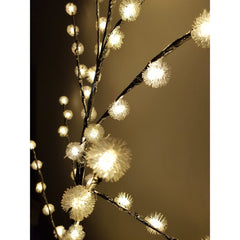 Decoratiune Luminoasa Crenguta cu Baterii 72 LED -uri Alb Cald