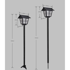 Lampa solara de tip stalp pentru gradina, Kaveny, Alb Rece
