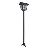 Lampa solara de tip stalp pentru gradina, Kaveny, Alb Rece